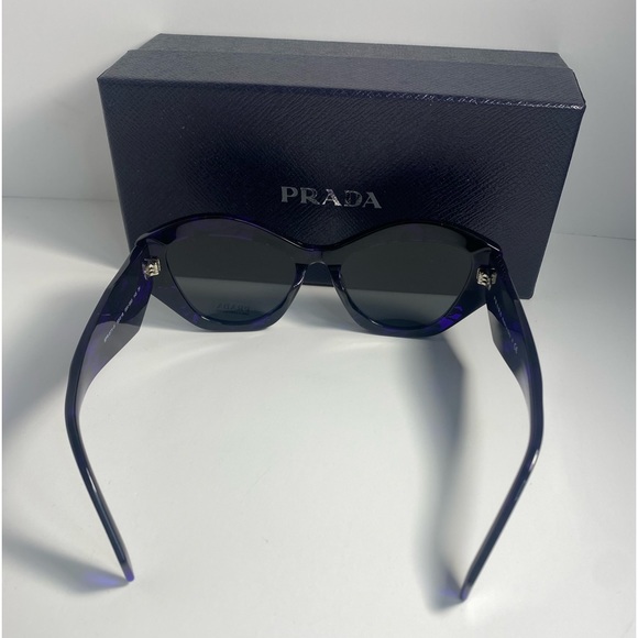 New-Prada Symbole sunglasses SPR07Y Acetate frame abstract violet Sunglass - Picture 8 of 16